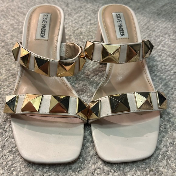 Steve Madden Rula studded block sandals - Picture 2 of 4